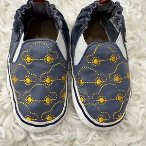 Robeez Boys Shoes Cars Design Unisex Size 6-12 Months Multicolor